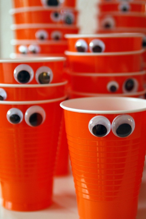 Pepper and Buttons halloween party cups